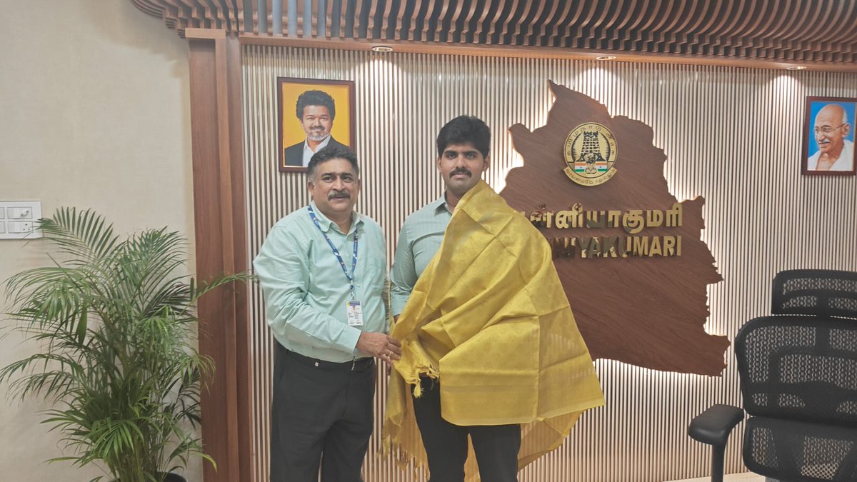 BSNL_TN's tweet photo. 💥As a part of the ongoing campaign of 26th Foundation Day of BSNL, https://t.co/IUPM9y0GIJ, BSNL, Nagercoil had a meeting with District Collector, Kanyakumari on 23.09.2026 and briefed about various BSNL initiatives in the Business Area. https://t.co/j1qj7c6T2L