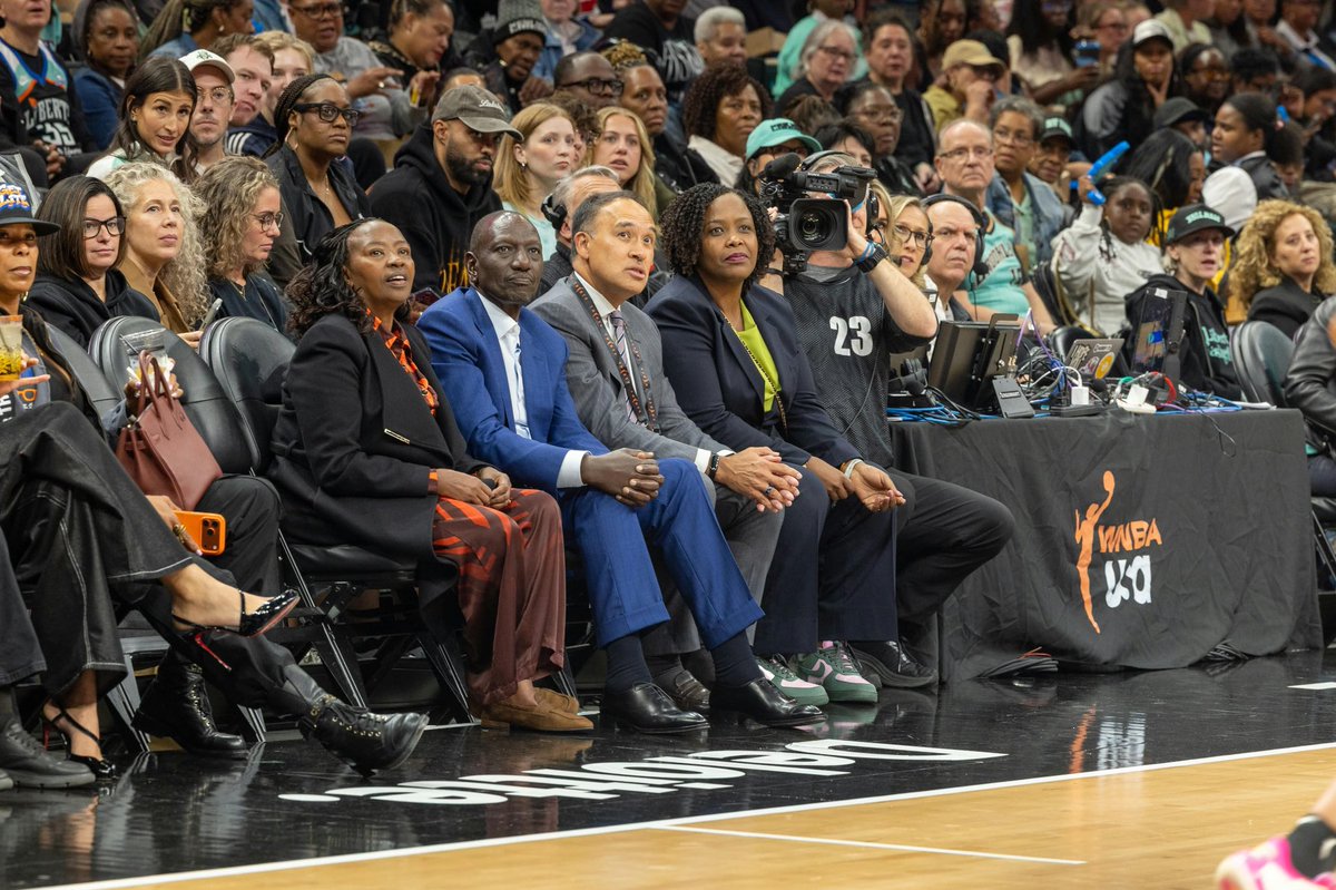 MamaRachelRuto's tweet photo. It was a proud moment watching our very own Madina Okot, professional basketball player for the Atlanta Dream, take to the court in New York. H.E. President William Ruto and I met her after the game to celebrate her journey and achievements.

Okot is talented, determined and driven, qualities that continue to define our sportsmen and sportswomen who are making their mark at home and on the global stage.