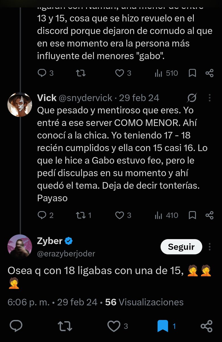 Rieeeel_69's tweet photo. @MonaxisItsThatU Cyber tu sabías del tema, no mientas este twets es de la época de Creepypastamo https://t.co/jxociXuQgB