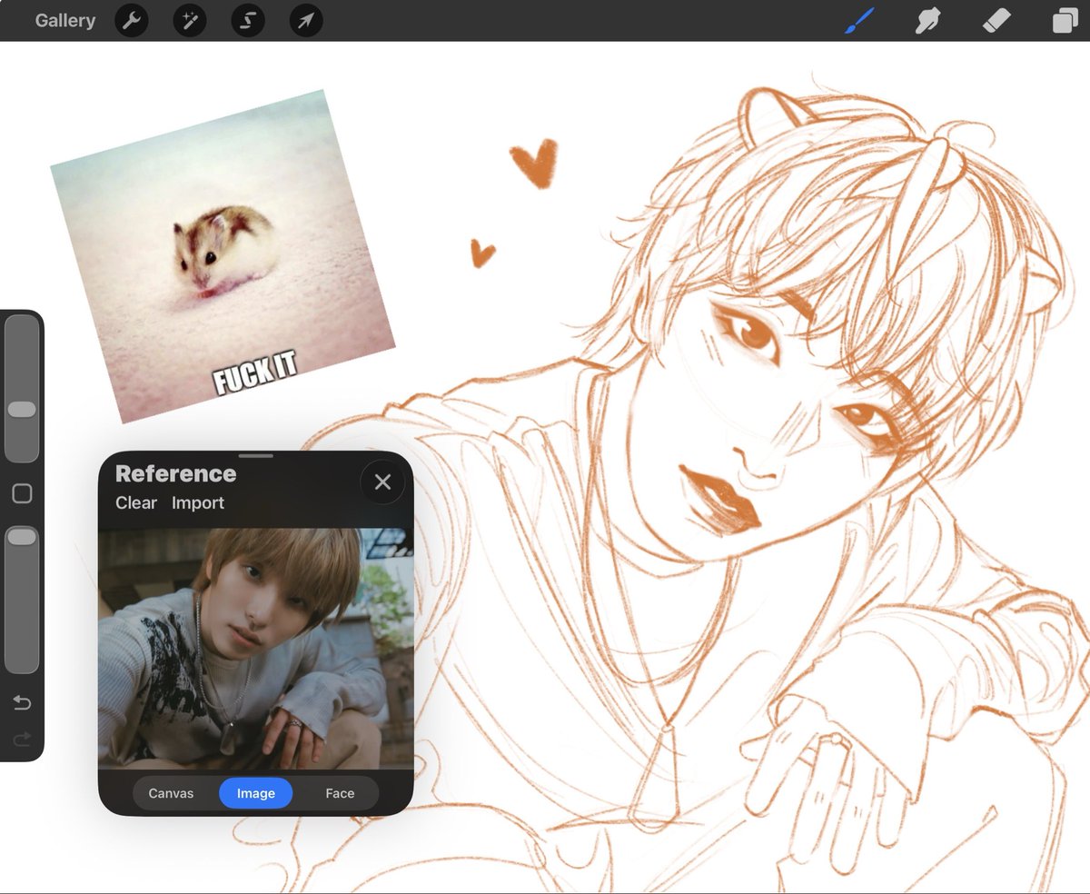 str4yez's tweet photo. boy why u so hamster 😭😭😭 #oneusfanart https://t.co/sh9KqXKTUl