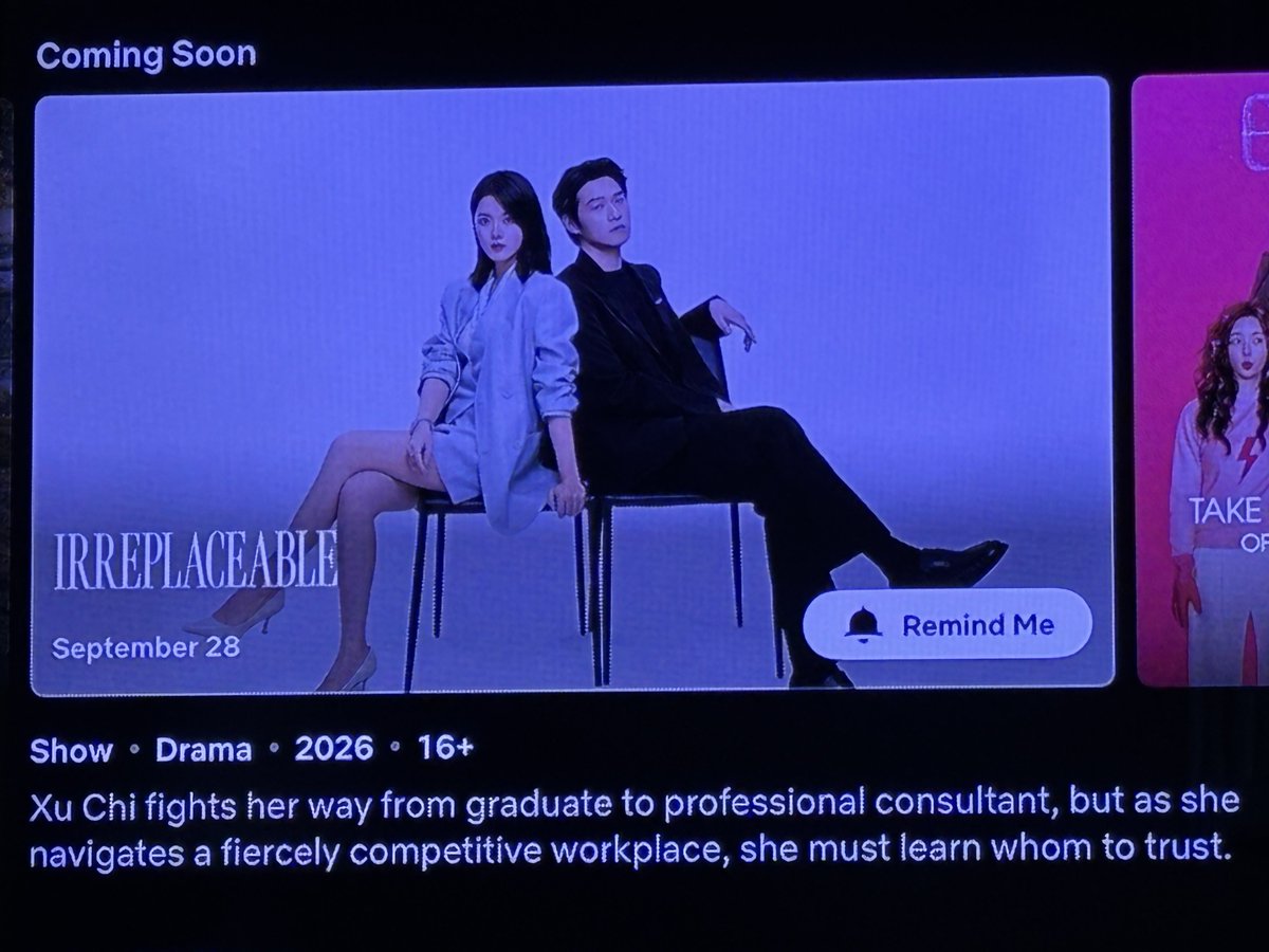 dyodayas's tweet photo. this is how i find out irreplaceable is gonna be on netflix??? HELL YES https://t.co/bc2GVRwk3J
