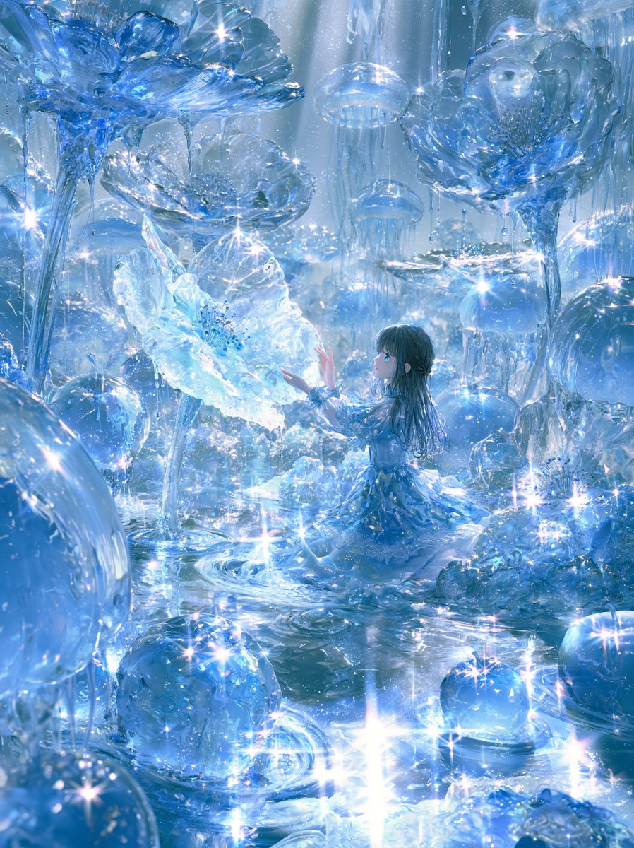 himino_aiart's tweet photo. 「透明な夢に、そっと触れる。」
“Gently reaching out to a crystal-clear dream.” https://t.co/q3jO1nV9bd