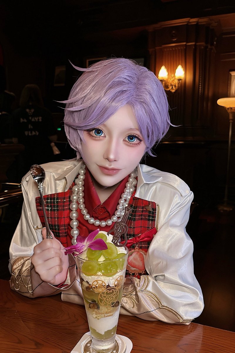 macaro_ningen's tweet photo. 今年初Dハロはボンボニ🍎

 #Dハロ仮装2026 #Dハロツイステ https://t.co/twAB6vfPCc