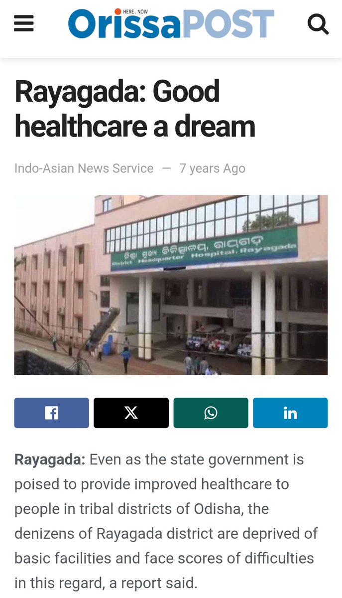 ElectionDynamix's tweet photo. Rayagada &amp; South Odisha demand distributive justice 

When the Adanis will mine/manufacture/export/pollute in Rayagada/Gopalpur; why the Odisha Gov want them to build the multi-speciality Health facility in Bhubaneswar &amp; not Rayagada? 
@CMO_Odisha @AdaniFoundation @saptagiriulaka https://t.co/pKQn5tdShQ