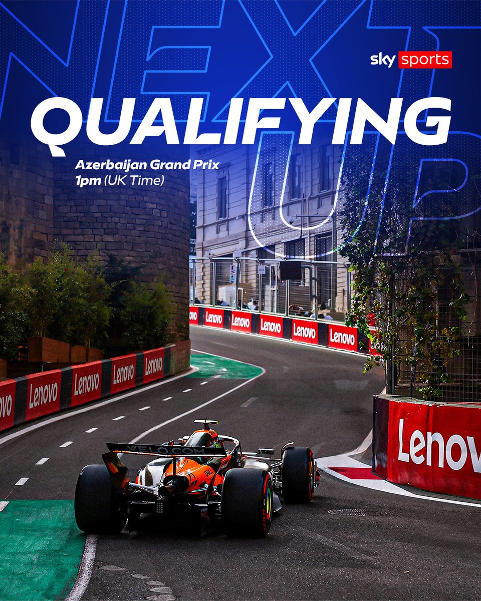 SkySportsF1's tweet photo. Who's ready for Qualifying in Baku? 🍿 https://t.co/wVLVtsDz5w