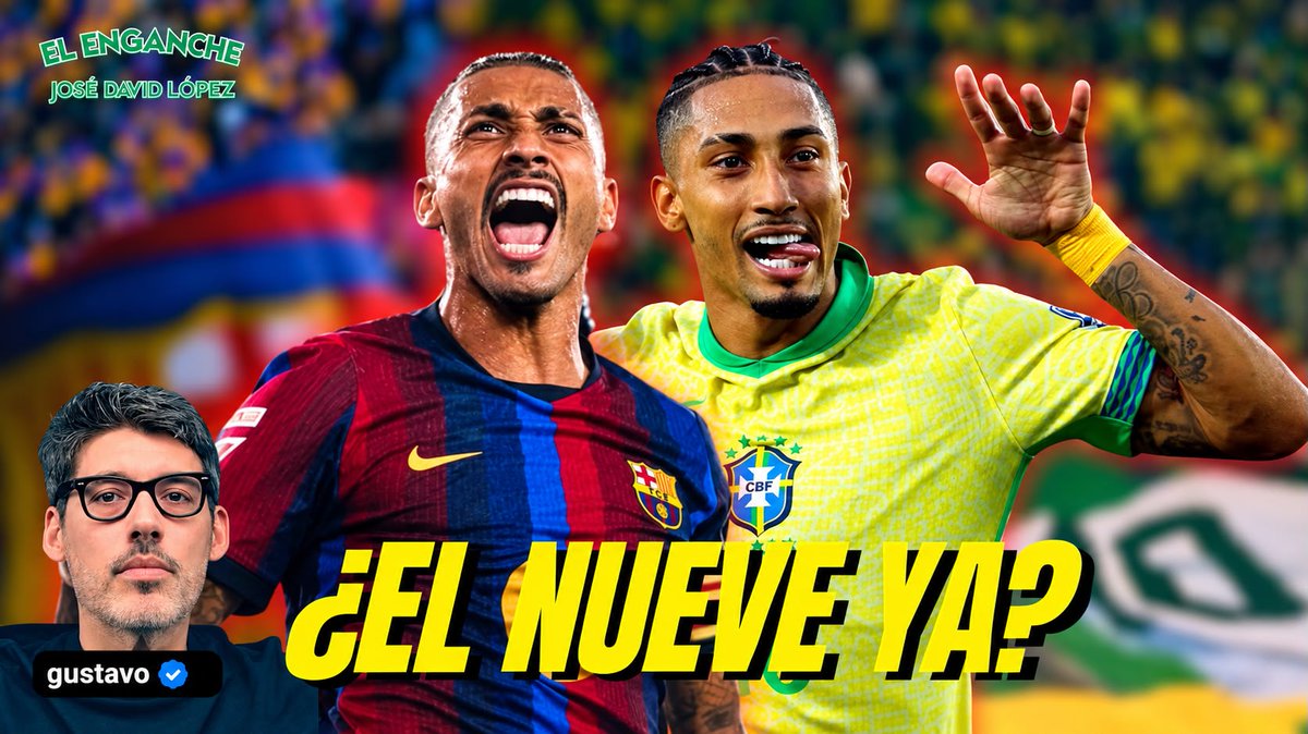 josedavidlopez_'s tweet photo. ¿Cómo va a ser YA el #Raphinha de #Brasil 🇧🇷?

🔴 A: Extremo derecho
🔴 B: Con libertad por dentro
🔴 C: El nuevo 9

Brutal disección de su evolución, cifras y cómo va a actuar Ancelotti ante eso, en @elenganche YouTube con el crack de @pitacodoguffo 

📺 https://t.co/oRBI7GI0QS https://t.co/aIOzras5Ny