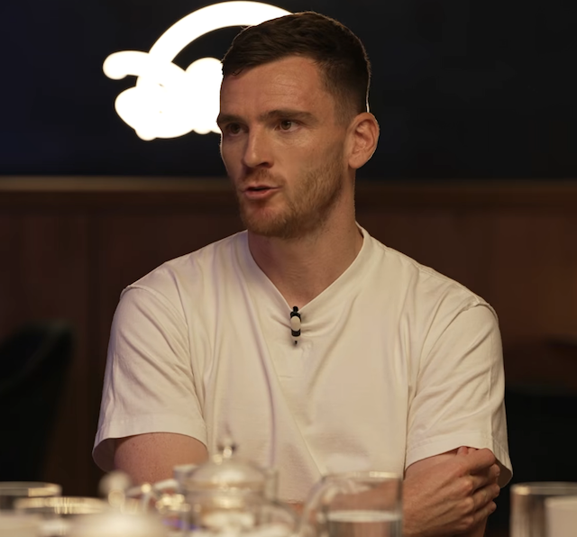 TouchlineX's tweet photo. 🚨🗣️ 𝗡𝗘𝗪: Andy Robertson opens up deeply about the passing of Diogo Jota:

"I still feel REALLY sorry for the guys we signed in the summer of 2025. Because these guys entered a football club that was broken, they entered a squad that didn't care about football anymore."

"Because we just lost one of our best mates."

"We thought to ourselves: 'What's the point? There is no point anymore. Look at what Diogo Jota's family is going through, look at his little kids. And he was our MATE, he was EVERYTHING to us."

"I was still with him a week before he died. Seeing him the happiest he has EVER BEEN [his wedding], and a week later seeing his family being torn apart."