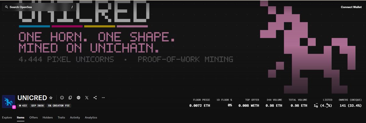 0xweekend59's tweet photo. Kèo free UNI Chain =)) 

Mint nft bằng CPU or GPU 

@Unicred0 

Giá đang x2 =)) 

Máy ai mạnh thì bú bú =)) https://t.co/MFOX3FTF5H