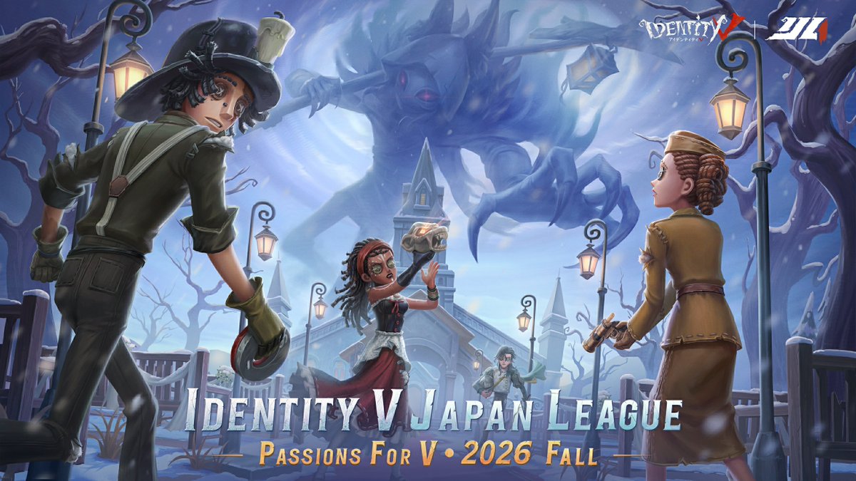 IdentityVChamp's tweet photo. 秋季IJLが10月24日よりついに開幕✨

さらにクリスマスオフラインイベント
#第五人格 Fan Meeting＆2026秋季IJL決勝戦
『荘園クリスマスマーケット』が
12月26日(土)～12月28日(月)に
神戸国際展示場 1号館・2号館で開催決定！

チケット情報等、続報をお楽しみに♪

#第五人格IJL
#第五人格Xmas2026 https://t.co/zXcz7DBtKX