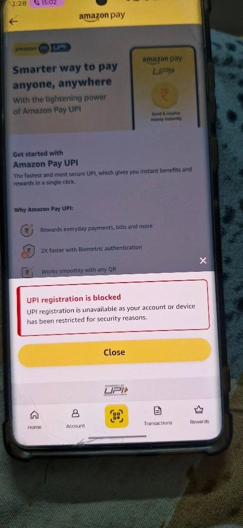 Shailesh_Srn's tweet photo. Dear @amazon @amazonIN,

Unable to link my UPI ID on the Amazon app last 15 days, I already reaching out to  ur Cx teams repeatedly but same issue persist. I don't want to erase my 7 Years+ transaction history.

Kindly resolve this issue at the earliest so I can resume using UPI. https://t.co/5kdBH1buM5