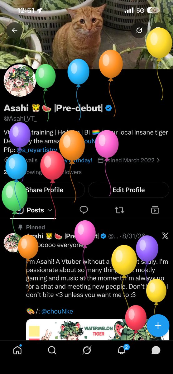 Asahi_VT_'s tweet photo. Oh. It’s balloons https://t.co/LhMLKKqlsl