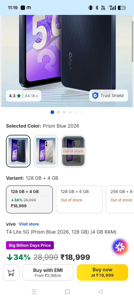 parmesh087's tweet photo. @flipkartsupport Now see the price after sale 🥺🥺 https://t.co/f5OQYp2kGf