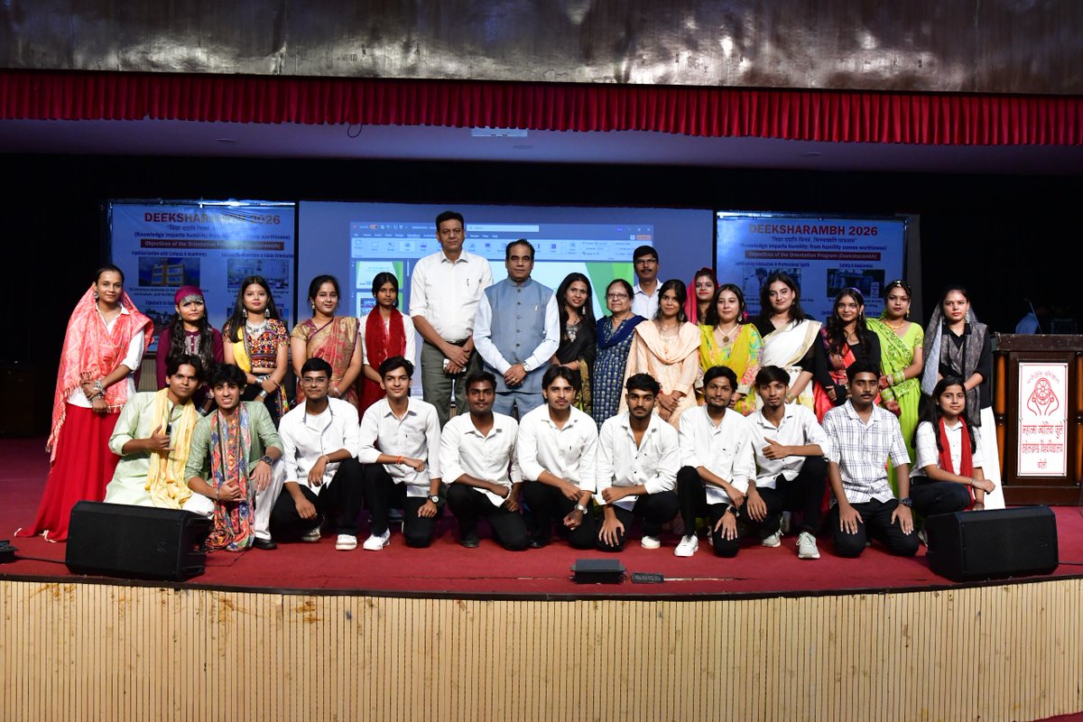 mjp_bareilly's tweet photo. #MJPRU #mjpru #governorofup #UPGovernment #StudentsOurBrandAmbassidors #StudentSuccess #HigherEducation #GovernmentofIndia #ViksitBharat2047 #SevaSankalpAbhiyan2026 #NashaMukti
@DrAnilAnkit
दीक्षारंभ-2026 का सांस्कृतिक संध्या एवं पुरस्कार वितरण के साथ भव्य समापन https://t.co/RtVK7Fjn9r