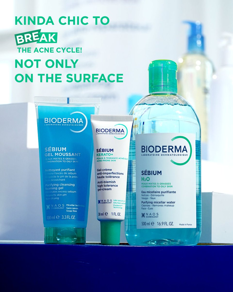 Bioderma_ID's tweet photo. The Sébium routine keeps it simple and smart. Micellar cleanse, barrier-friendly wash, and the right hydration. It has three simple steps that work together to break the acne cycle without disrupting your skin.
Shop the full Sébium range at the link in bio.

#BiodermaIndonesia https://t.co/sRf3xUxUjW