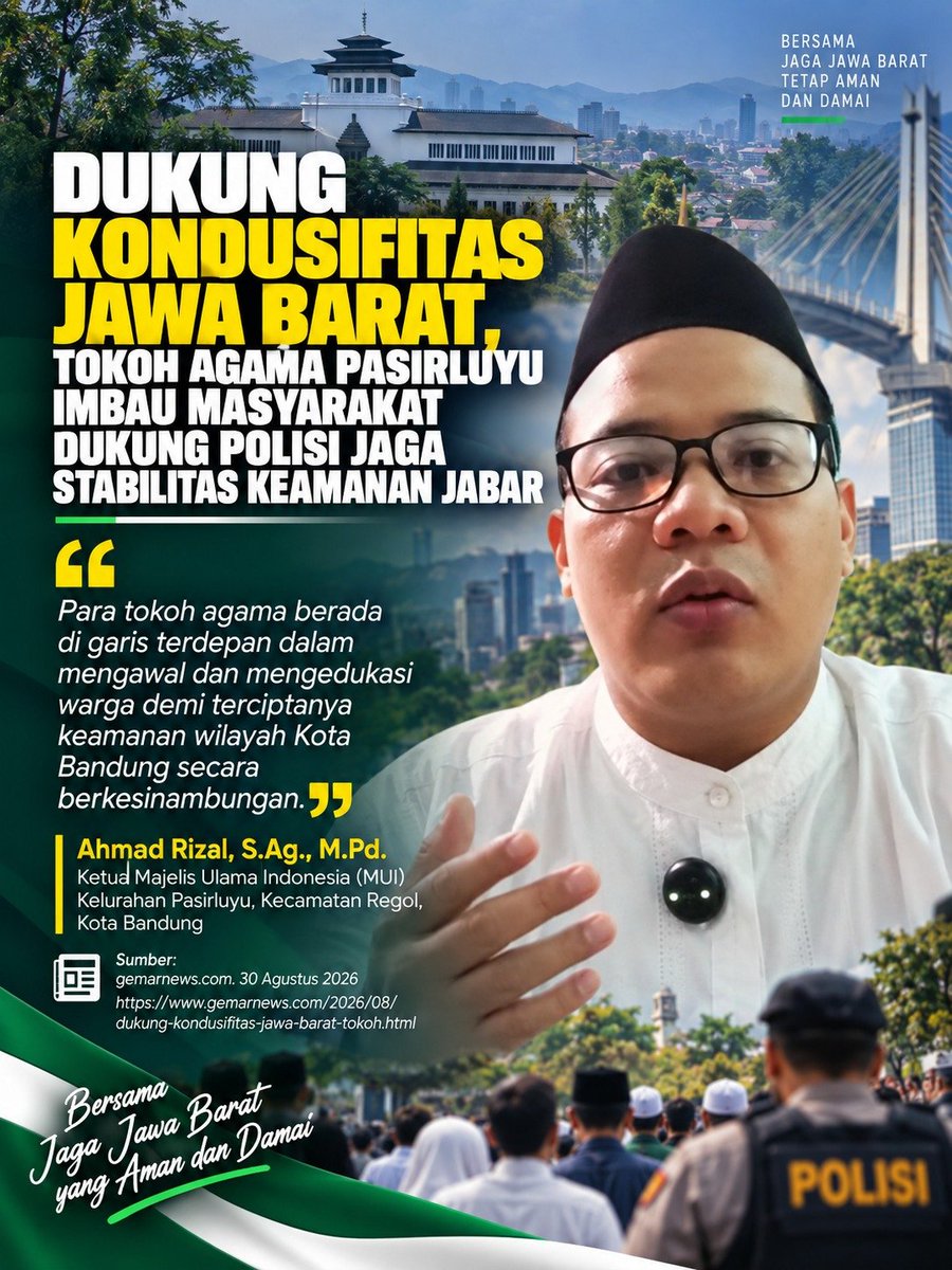 decfors's tweet photo. Sepakat dengan tokoh agama Pasirluyu, keamanan adalah tanggung jawab bersama. Dukung polisi, jaga kondusifitas Jabar! #SeptemberPulih Indonesia Damai https://t.co/sUVN1AbJ4Z