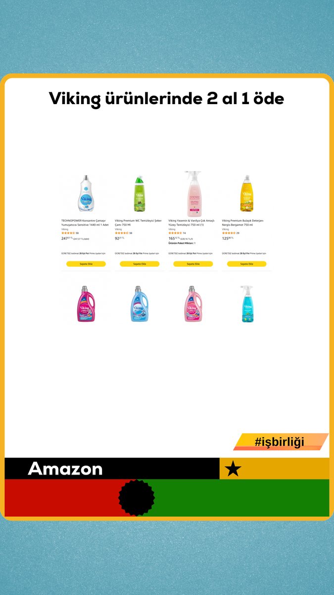 devindirim's tweet photo. Viking ürünlerinde 2 al 1 öde
🛍 amazon
Link ve yapay zeka sonraki tweetde 👇 #tanitim amazon https://t.co/mbBV8BhRlf