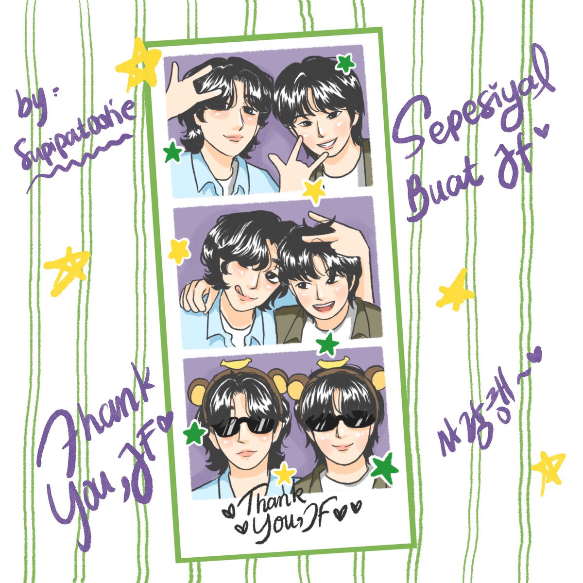 supipatootie's tweet photo. freebies spesiyal buat JF yg udh beli merch aku di cf 😋
hari ini last PO yg mw order form di bio ak yah (๑˃̵ᴗ˂̵) https://t.co/aVDlcmCPow