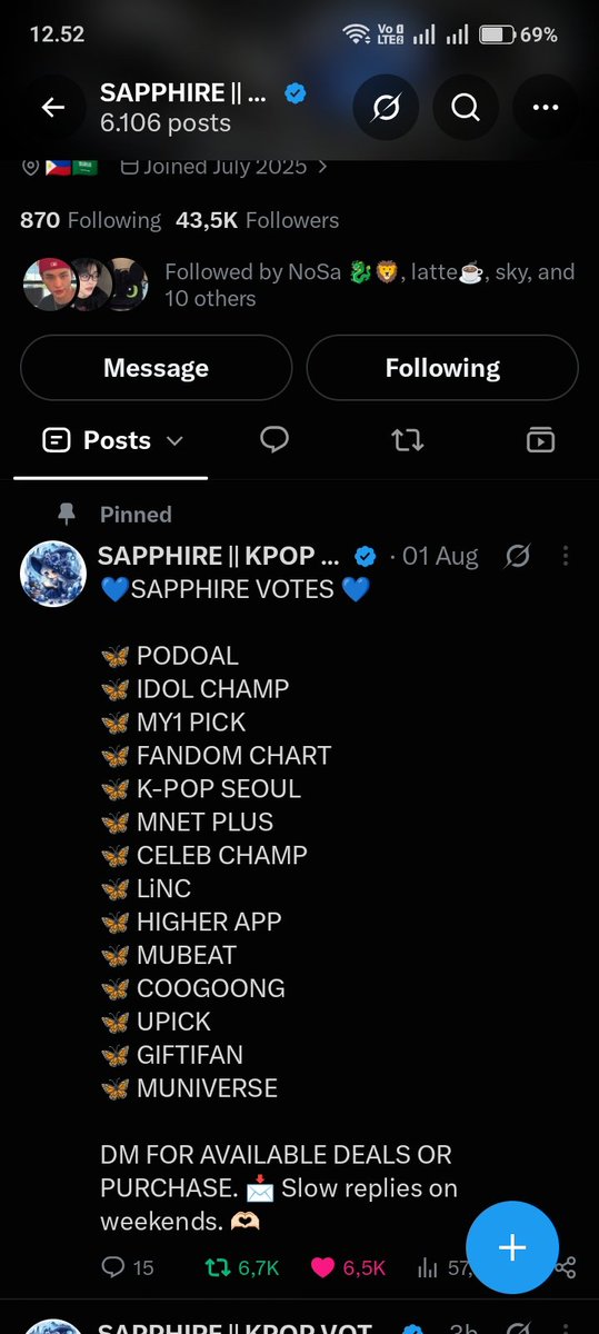 Amarissiel's tweet photo. @SapphireVotes00 For #XINLONG https://t.co/Aii7izzCn7