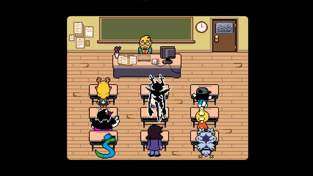 SamiroFeelsky's tweet photo. I dont think my deltarune is normal https://t.co/CRJvxwJS4t