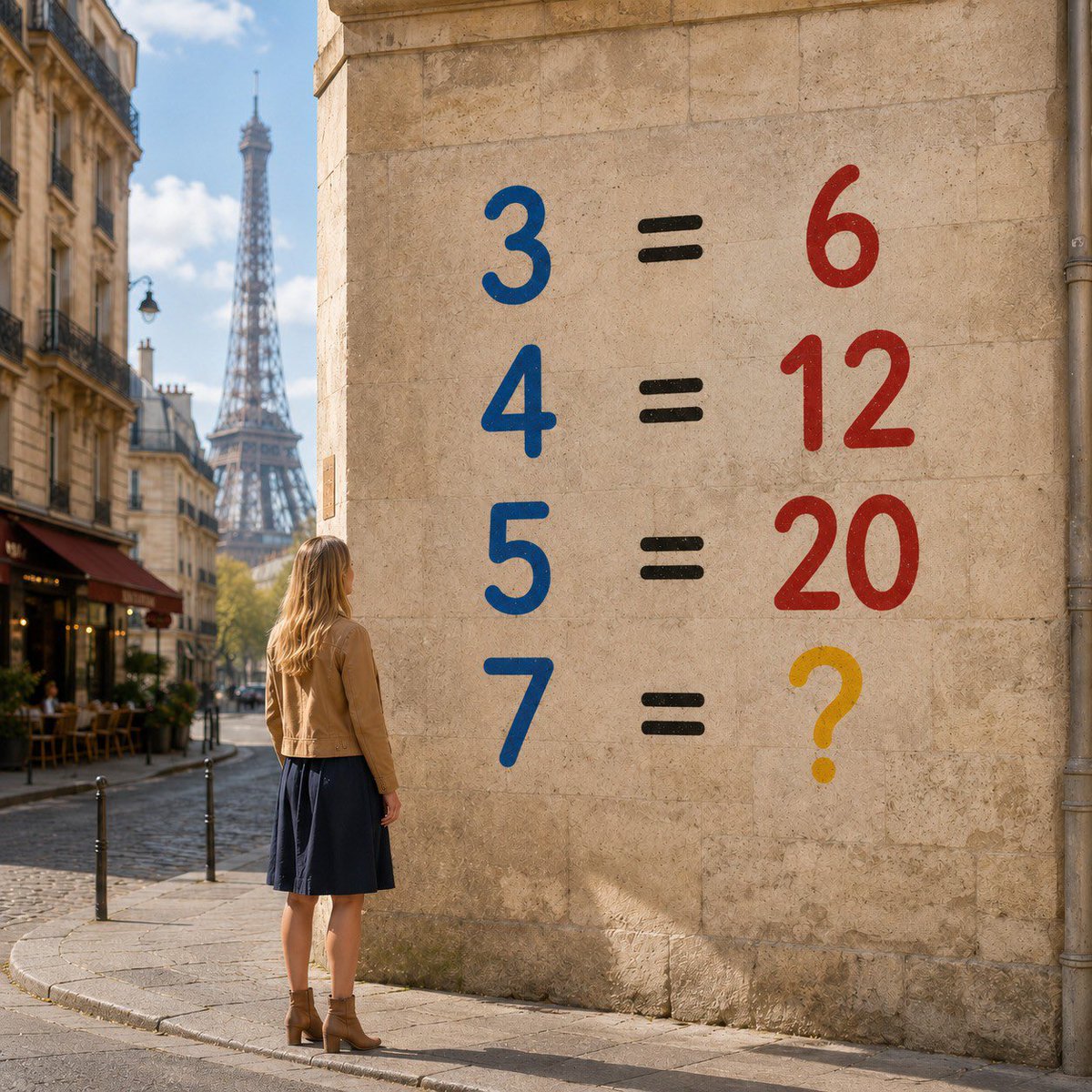 RealENYO13's tweet photo. If you’re a smart person you’ll solve it in 10 seconds 

Can you solve it? https://t.co/EnXxgJK91s
