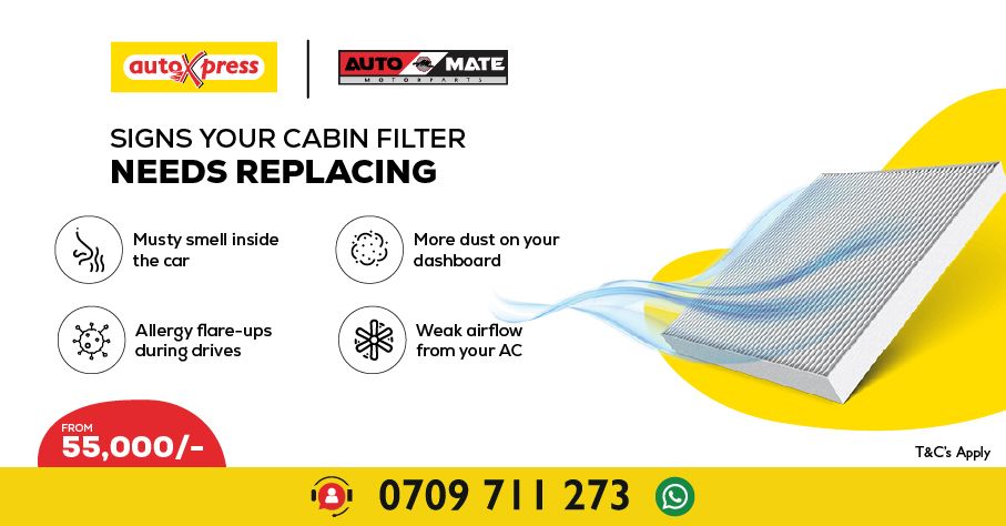 AutoXpressUg's tweet photo. Is your car's air conditioning struggling to keep you cool, or are you noticing a musty smell every time you turn the air on? These are classic signs that your cabin air filter is clogged with dust, exhaust fumes, and debris. Breathing clean air on your drive is just as important as a smooth ride. Visit AutoXpress today for a quick cabin filter replacement and breathe easy again.