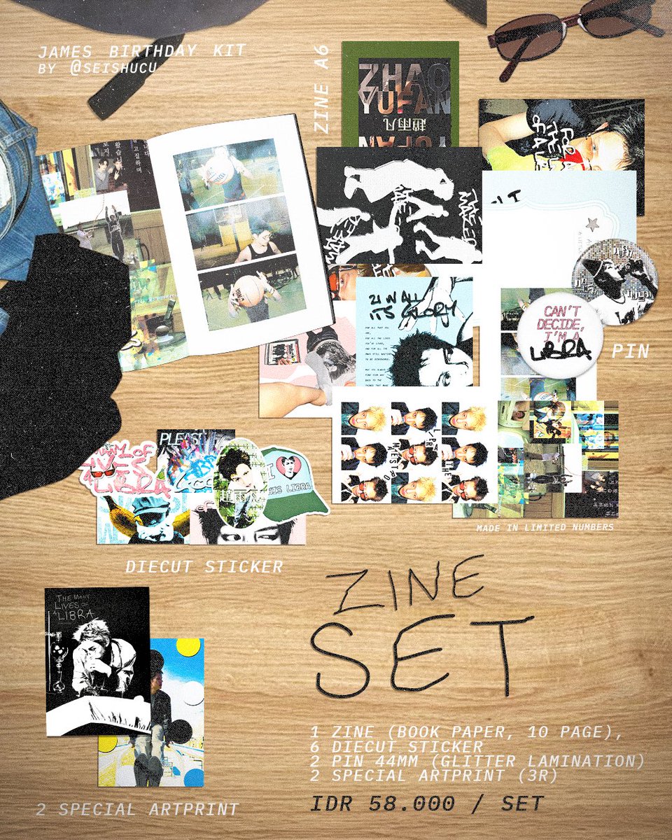 Seishucu's tweet photo. [ likes &amp; reshares are very appreciated]

the wait is over, let me present:
THE MANY LIVES OF A LIBRA

a little birthday project for James’ 21st birthday 🥳

🏷️ IDR. 22k – 58k
📅 PO period: 23 – 29 Sept 2026
🔗 form PO
https://t.co/ajsTDcY1bH
or click link on bio https://t.co/UN2Fq6uUFI