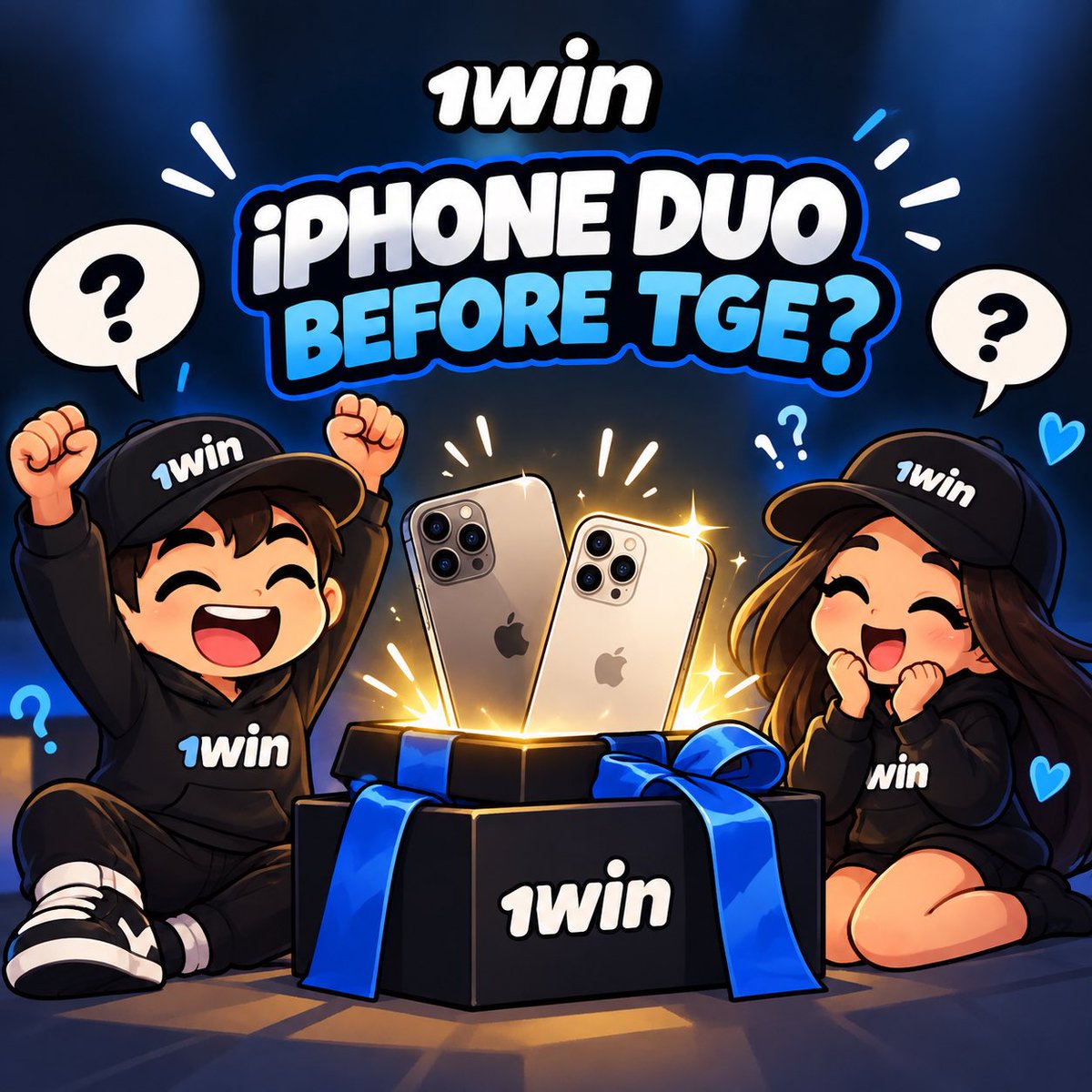 Treasureweb3's tweet photo. The inner circle has been getting some serious love lately.

@1winToken surprised a VIP with a personal gift and now an iPhone Duo before TGE is on the table?

At this point, you’re making it really hard for the inner circle to say no.

My vote: YES. Let’s make it happen!

Who’s backing this idea?
