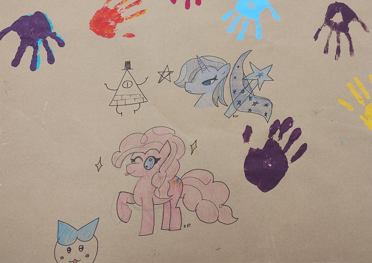 Powolaris's tweet photo. Drawings I did today as a group activity https://t.co/8oQ5KPwbLD