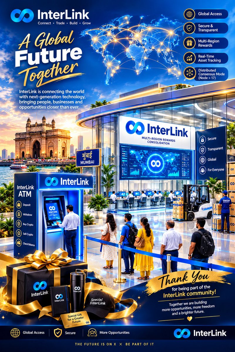 Shuaibu4422's tweet photo. 🎁 A special gift for the InterLink community!
Together, we connect, build, and grow toward a brighter global future. 💙✨
#InterLink #ITLG #ITL #WeAreTheFirst10MLinkers https://t.co/CQEcV5UoaO