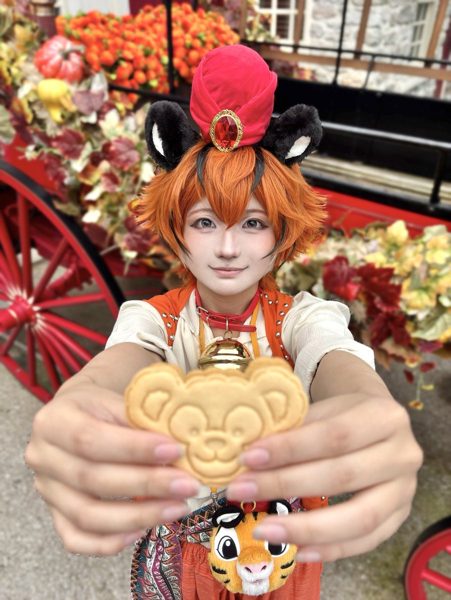 UziMokoMan's tweet photo. たべものみせてくれる🐯肉食とは？
 #dハロ仮装  #dハロ仮装2026 https://t.co/fZzZMuwioU
