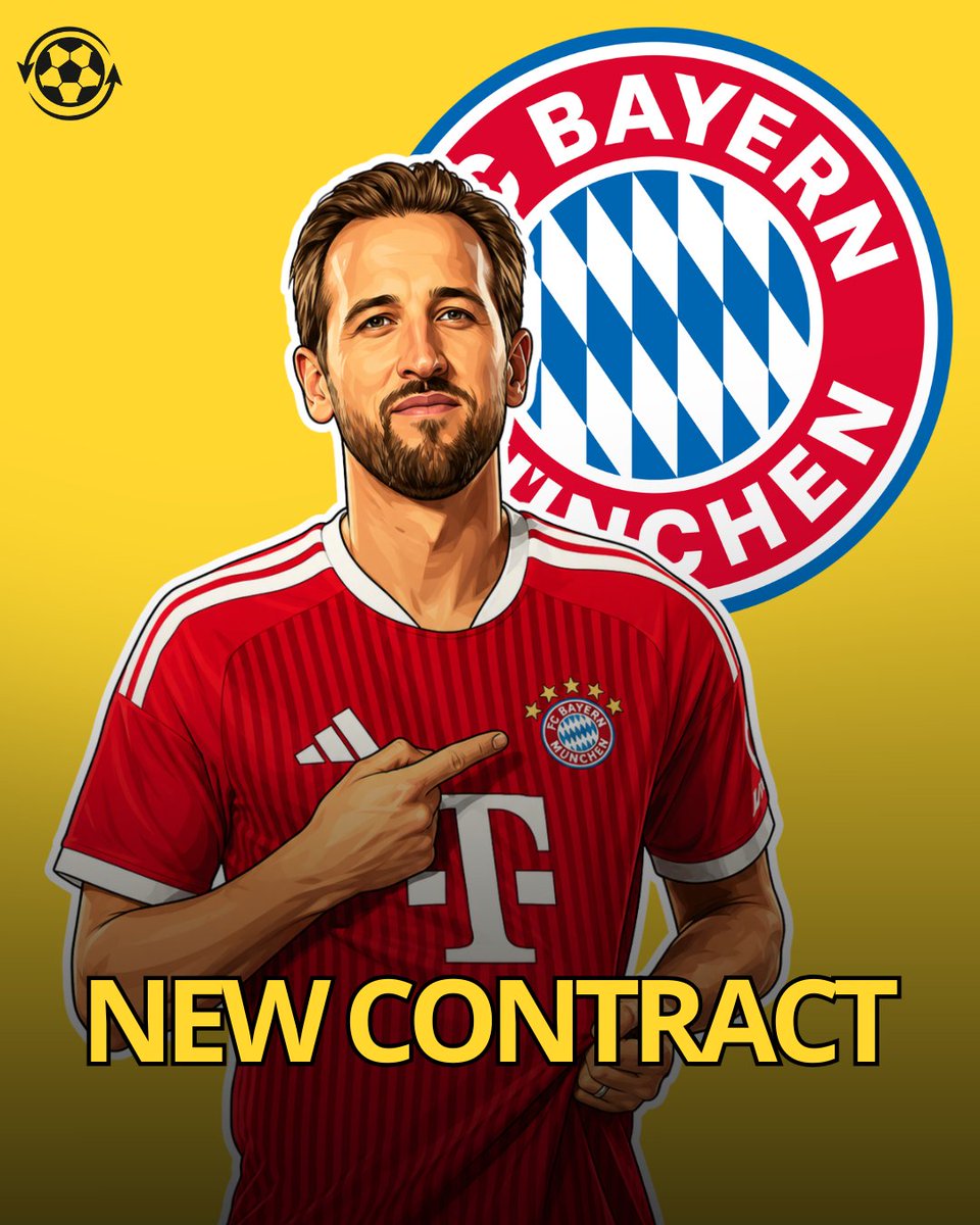 DeadlineDayLive's tweet photo. 🚨 Harry Kane is CLOSE to agreeing a new contract with Bayern Munich. 🏴󠁧󠁢󠁥󠁮󠁧󠁿

The striker says his family are settled and happy in Bavaria, while he believes remaining in Germany could also help EXTEND his playing career. 

(Source: The Independent) https://t.co/9qnxlcErCo