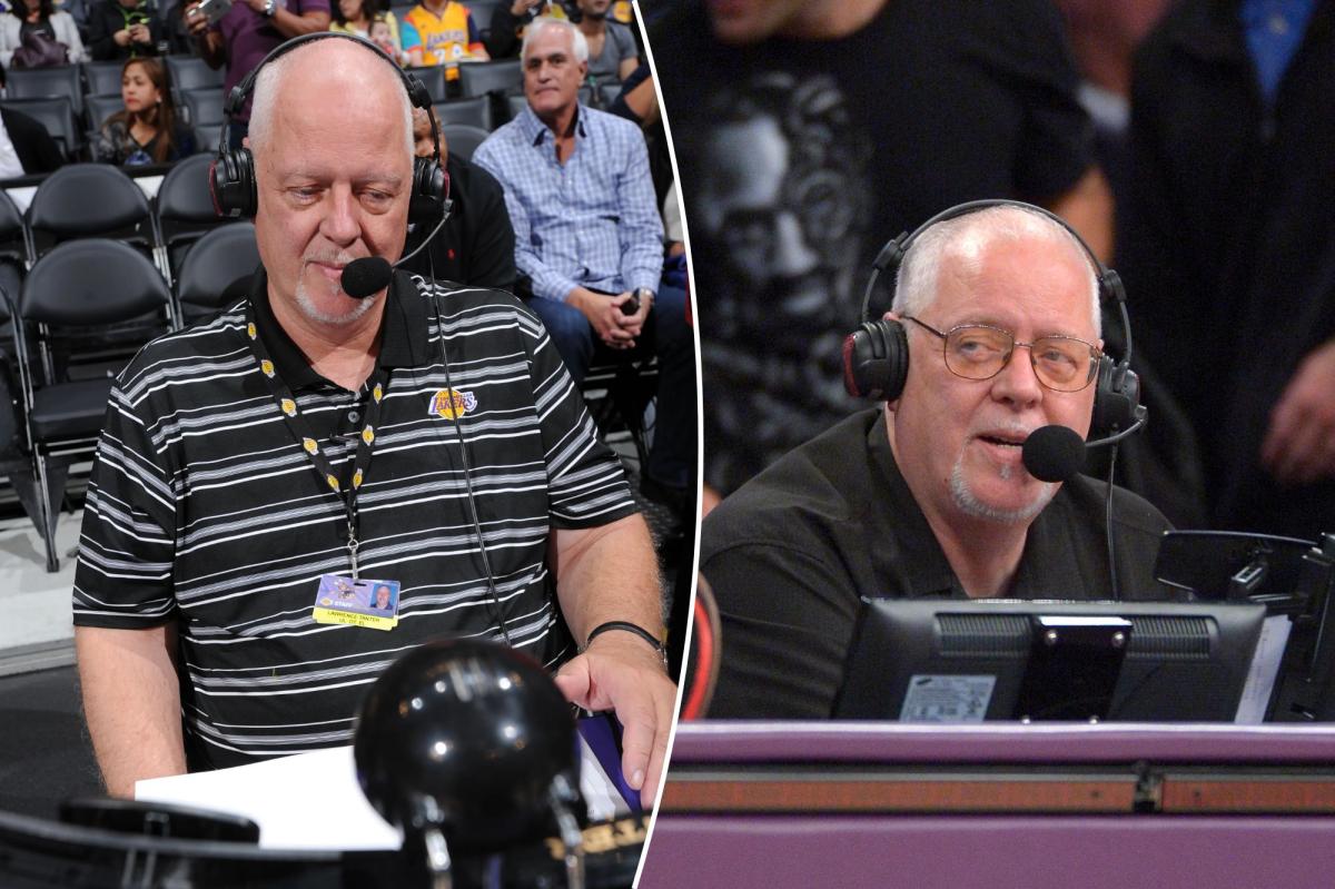 nypost's tweet photo. Lawrence Tanter, Lakers longtime PA announcer, dead at 76 https://t.co/nXIo8Iz5da https://t.co/u03ZqdDrVh
