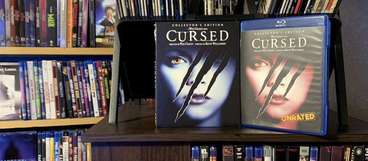 TruAndres's tweet photo. A pretty straightforward werewolf flick. Expected more from a Wes Craven directed film not necessarily from a Kevin Williamson written movie, but it seems it was producer interference that tamed this movie. #MoviesInOctober #SpookySeason #Cursed https://t.co/mG0v68Sgk4