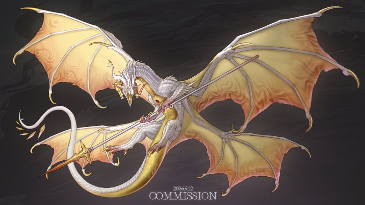ChongMing0322's tweet photo. Commission #dragon #illustration‌‌  #digitalpainting https://t.co/4v3QZNbXFt