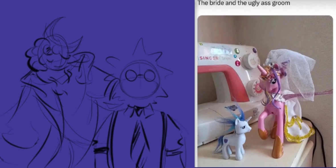 dasdiuru's tweet photo. @UnseenLimerance Hello Hammy! Woah Hammy😮just the person we need

My main issue is that he is obnoxious(had crashout in my art thread lol). I’ve been trying to give him some shortcut shape that would look +-good from all angles PLUS trad but it is hard. I attached what I had.
How do you do it? https://t.co/wUKZuWqfXV