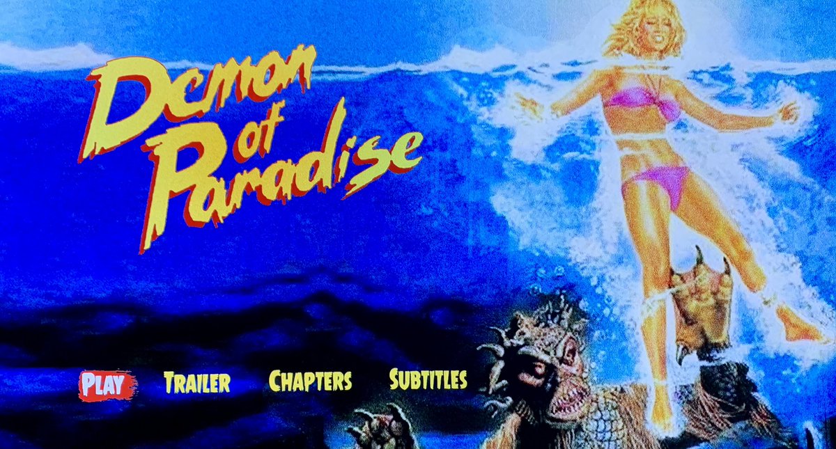 TruAndres's tweet photo. Another b-movie take on Creature from the Black Lagoon. Very slow and dull, even when something is happening nothing really exciting is going on. #MoviesInOctober #SpookySeason #DemonOfParadise https://t.co/tyPg3wVJUU