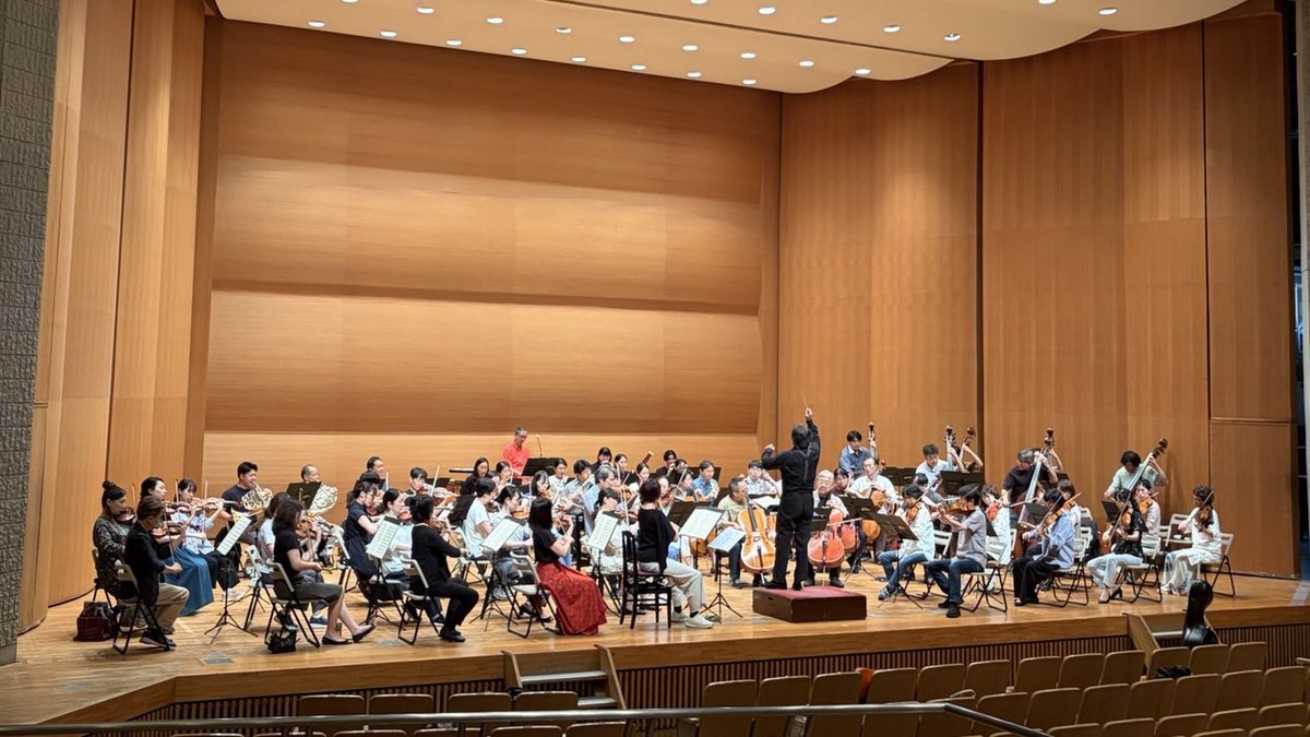 NewPhilChiba's tweet photo. 2026年9月27日（日）
第123回定期演奏会　
「山下一史のベートーヴェン vol.1」

リハーサルが始まりました！

まずは、ベートーヴェン：交響曲第３番変ホ長調 作品55「英雄」から https://t.co/Uc0yGQp52O