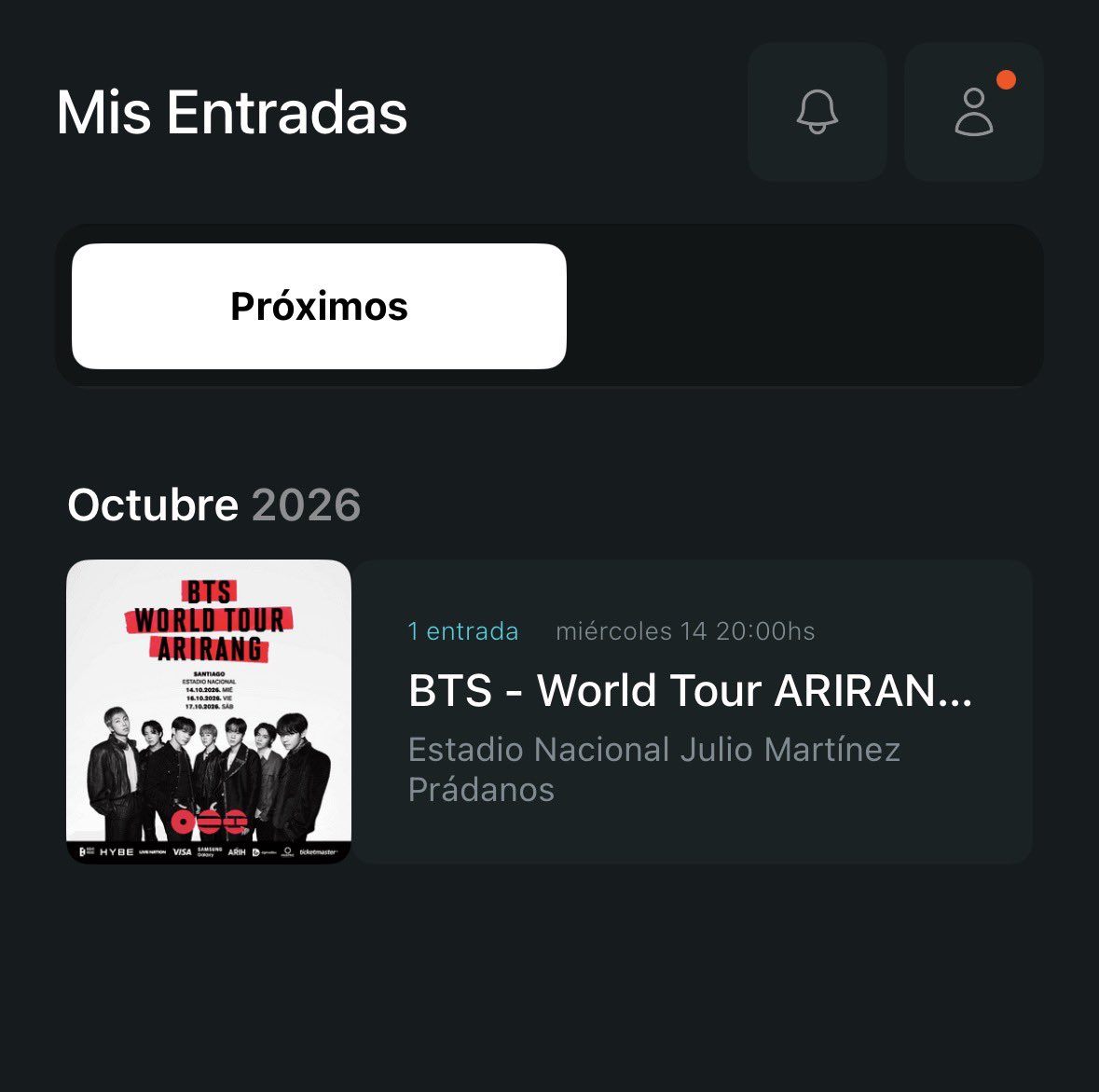 tindbcrry's tweet photo. Busco cambiar entrada concierto de BTS‼️ tengo para el 14 de octubre en cancha andes, busco una para el 17 en cancha pacífico o cancha andes el cambio se haría en Santiago presencialmente para mayor confianza‼️ Me ayudan compartiendo por favor ♡
#BTSCHILE #BTS_WORLDTOUR_ARİRANG https://t.co/4daR1lGBwZ