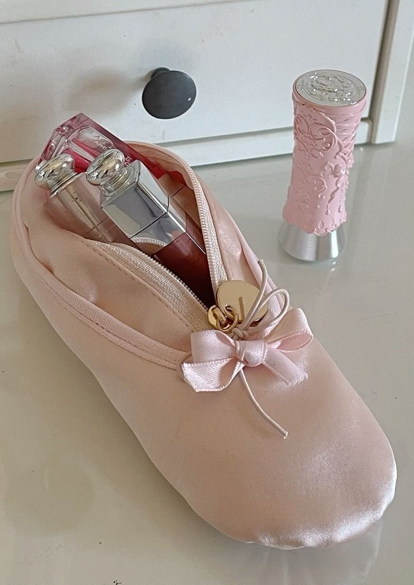 nalaar's tweet photo. INI POUCH APA SEPATU BALLET MINI 🩰💕 GEMOY BANGET 😳💗 https://t.co/dOZaJpzYJH