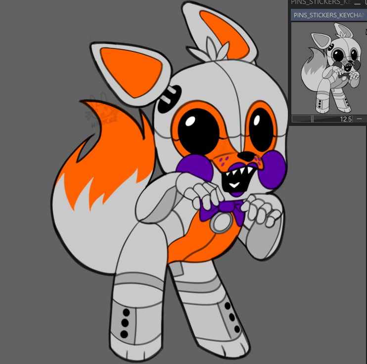 Wrenchiie's tweet photo. PLEASE STAND BY #lolbit #fnafwt #fnaf https://t.co/MQ6YW9lSUn