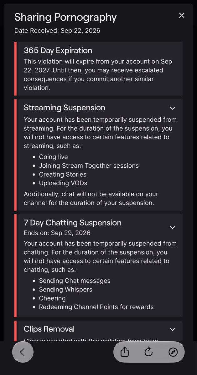 Jonxjpeg's tweet photo. As of right now, my streaming privileges have been revoked indefinitely and I have a violation for 1 year. Twitch has reached back out and let me know my appeal has been rejected as well.

It’s not looking great right now but I’m hopeful we can put some pressure on them. 🙏🏼 https://t.co/09r2v9GIiB