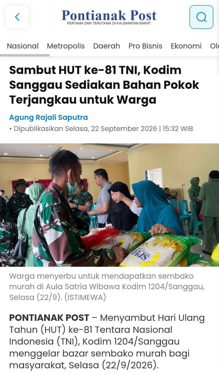 fadlanfadilli's tweet photo. TNI memahami kemakmuran penduduk di daerah perbatasan menjadi elemen penting pertahanan negara. Kawasan sejahtera menjadi lebih kokoh.
Nyata Langsung Dirasakan https://t.co/HBD5Fu9JYO