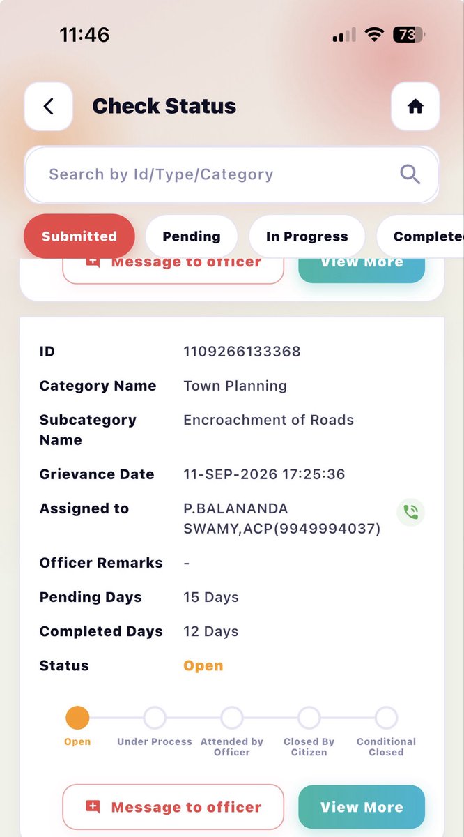 abrar_059's tweet photo. @CommissionrGHMC 
@GHMCOnline 
@cvo_ghmc 
Are you serious respected officer failed to perform duty after complaint. Close this online complaint app just to fool citizens. Or your officer busy in other settlement task ? Appreciate your reply . https://t.co/cWWNUTCHgE