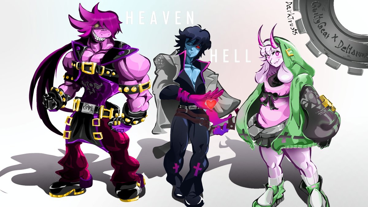 DarkTrusts's tweet photo. Deltarune Fun gang in GuiltyGear Style!

Artist: DarkTrusts 

Finally finished lol, Next I'll draw Noelle and Berdly though I'm not so sure if I should make Noelle Jack-O or Dizzy... Since she either got Identity crisis and Icy power 

#deltarune #guiltygear #digitalart https://t.co/aiH3jKBAnl