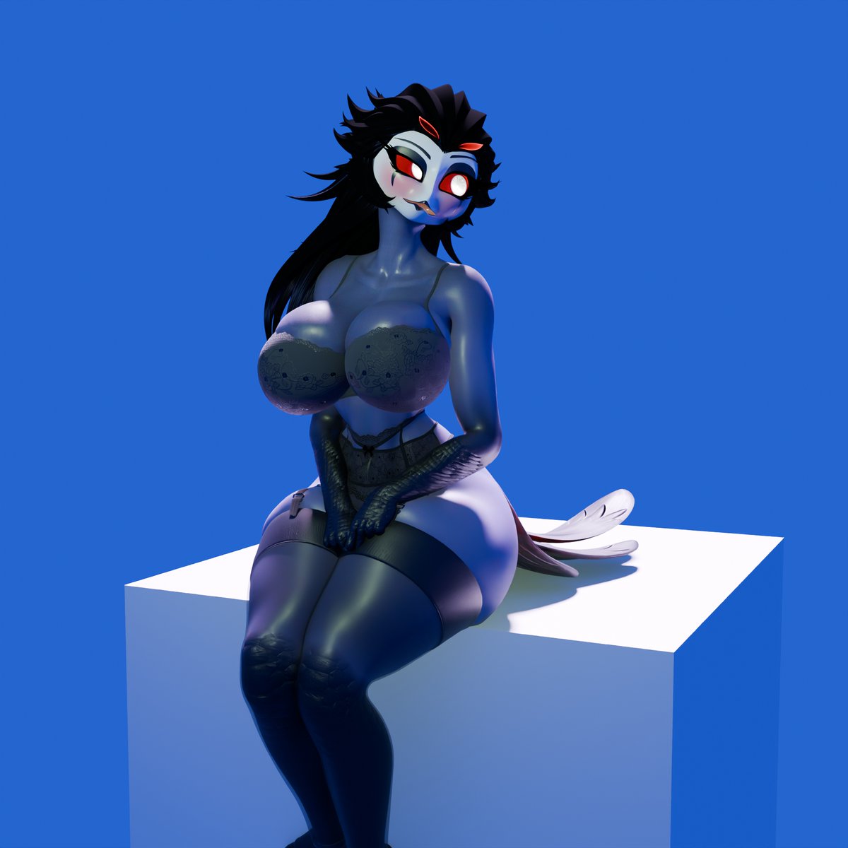 auto537's tweet photo. just testing out background color on previous render ^-^
#helluvaboss #thicc #demon #owl #femstolas #cube #blender https://t.co/fRfNGzyGhK