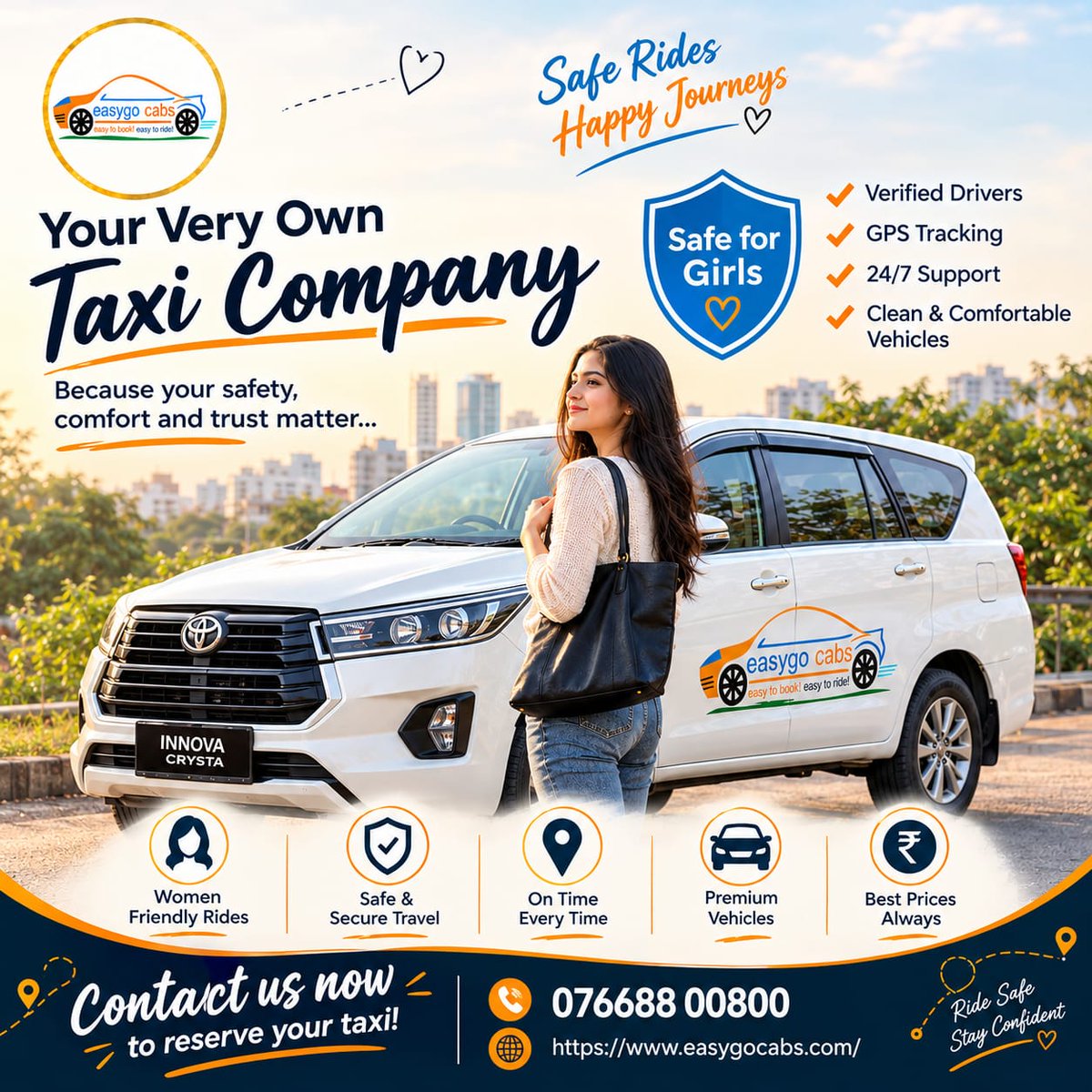 easygocabs's tweet photo. Make every journey comfortable, convenient, and worry-free with Easygocabs, your trusted travel agency and reliable taxi service. travel. car rental, best cab service in Prayagraj, Prayagraj cabs, Taxi Service,
📞 076688 00800
🌐 https://t.co/8oX6cCYeyq https://t.co/sXrxHhs5XZ