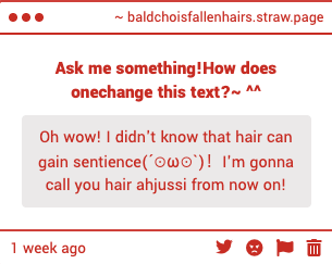 BaldingChoi's tweet photo. Haha, sure, kid.~~ This "hair ahjussi" is happy to hear that!~ ^^

// Hairsmin must apologize... Hairgoo, I'm so sorry I forgot to check... Could it be that old age is catching up to me too..? I will make an effort to look more often... https://t.co/5q5ymKWKsr