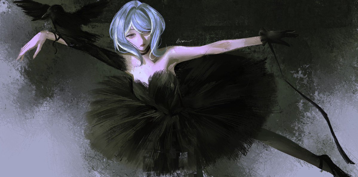 merurae_art's tweet photo. odette on pointe shoes https://t.co/WAo1Ewhn7L