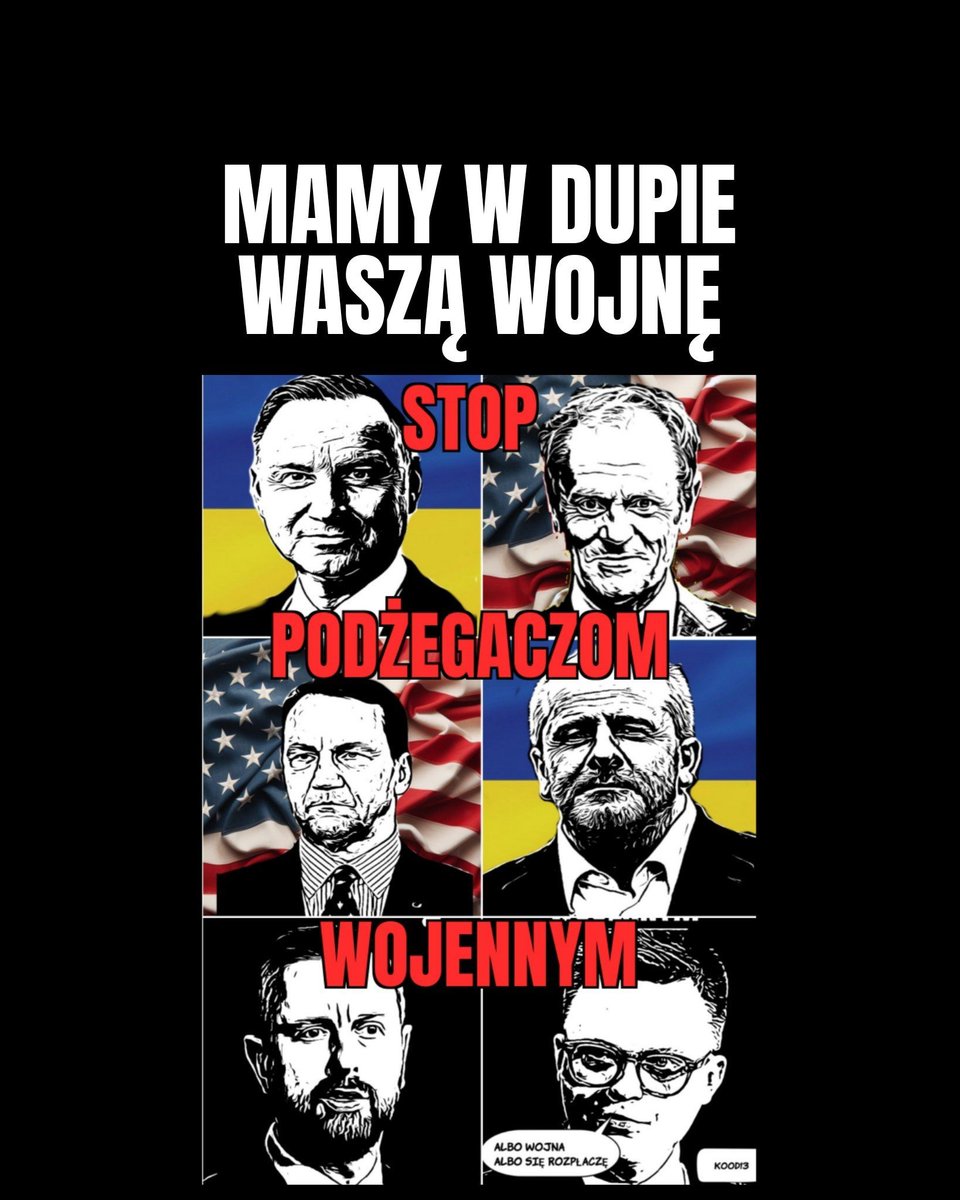 zofiabies's tweet photo. @Rusia_HD POLSKA ZA POKOJEM 🇵🇱🇵🇱🇵🇱 https://t.co/4dPxnaP9Nk