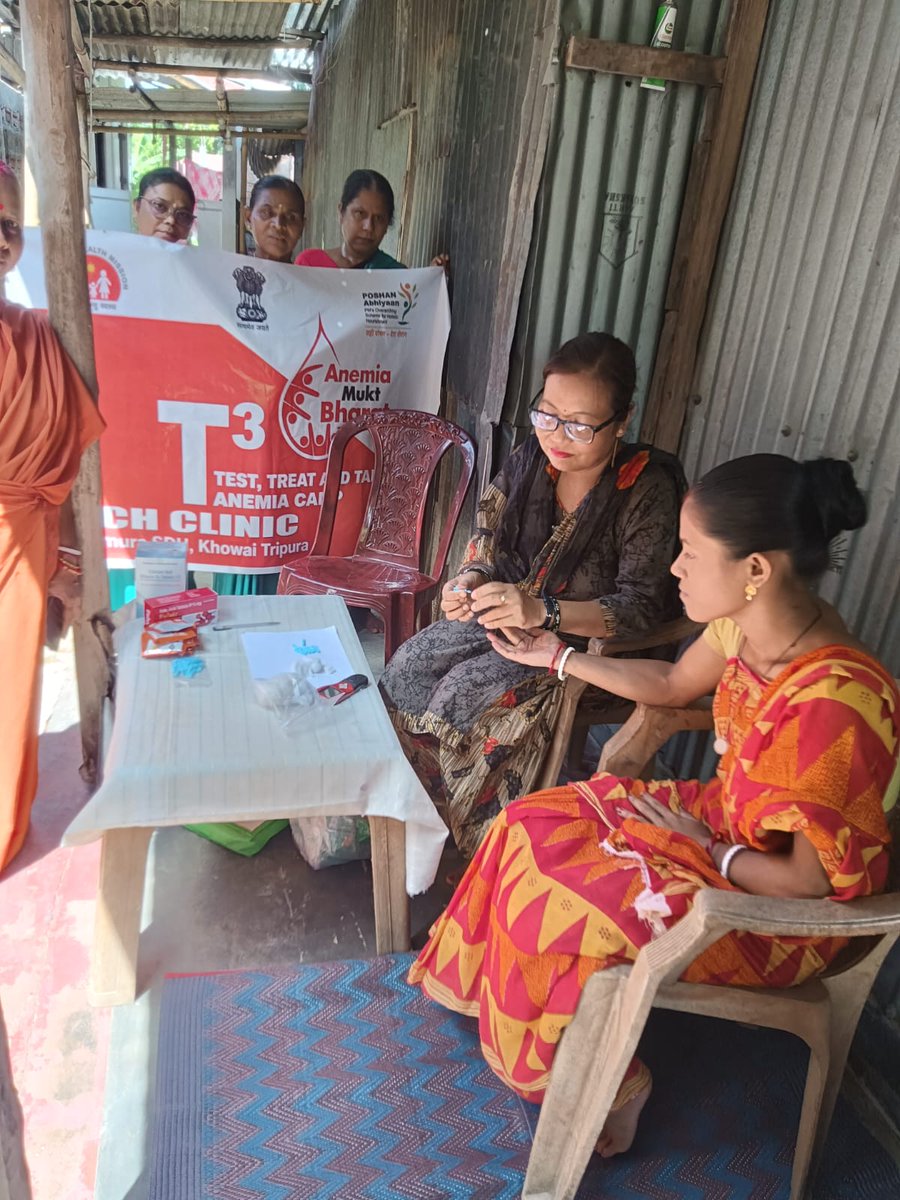 TAbpmjay's tweet photo. A T-3 Camp was successfully conducted today, 24/09/2026, at Driver Colony AWC under MCH Clinic, with active participation from the community.
#PMOIndia #CMOTripura #MoHFWIndia #hfwtripura #mygovtripura #Jksinha #KirangitteIAS #NHMTripura
#T3Camp #MCHClinic #DriverColonyAWC https://t.co/IUzQFqGJWt